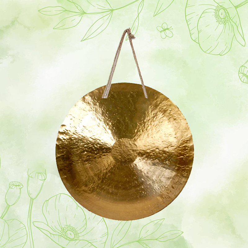 Plain Flat Wind Tibetan Gong for Meditation & Sound Therapy